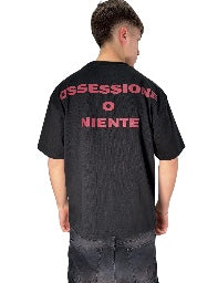T shirt ossessione o niente logo rosso