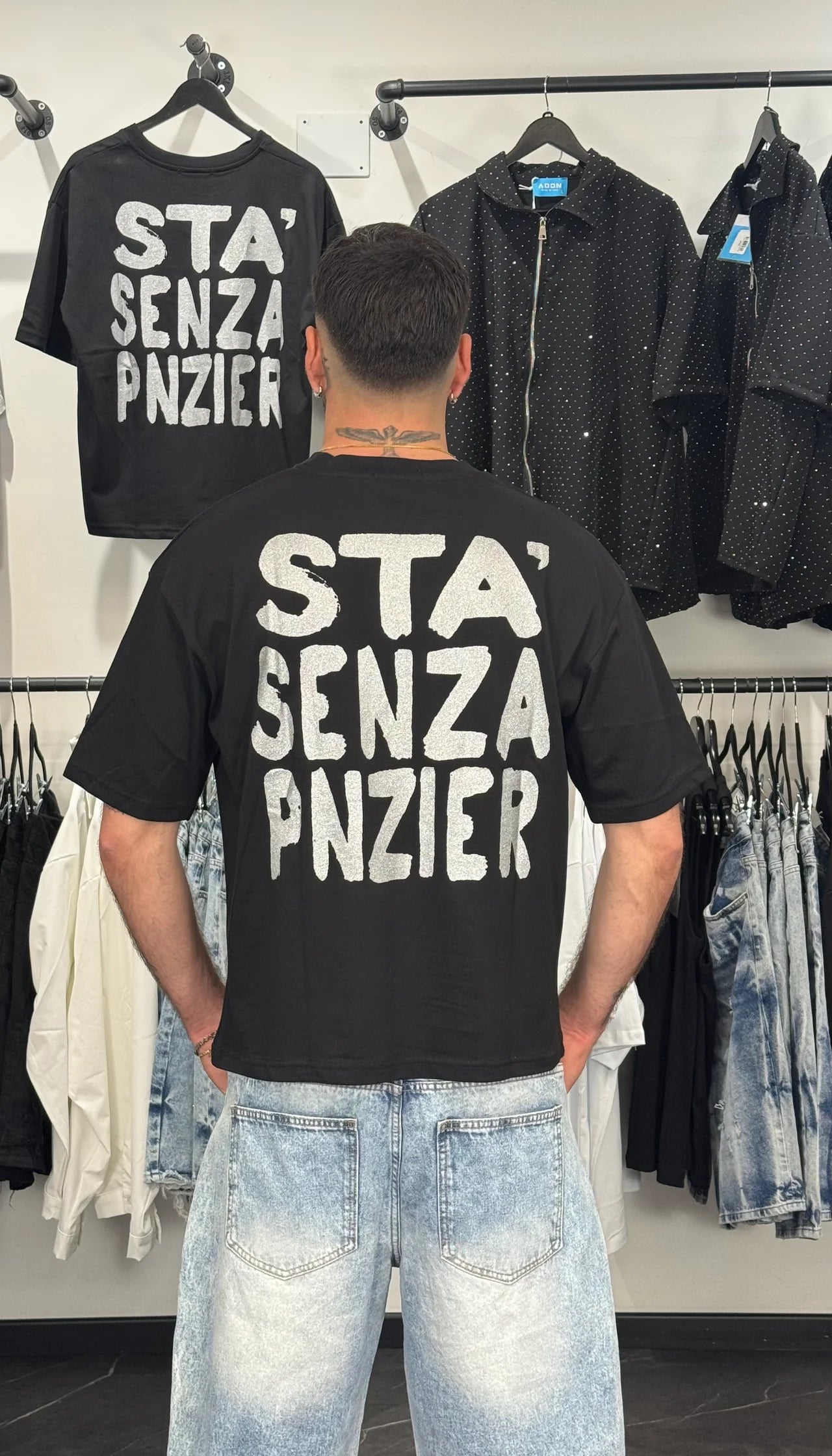T shirt con scritte
