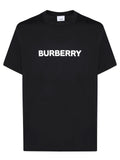 T-shirt Burberry Nera Oversize in Cotone – Stile e Comfort Iconico