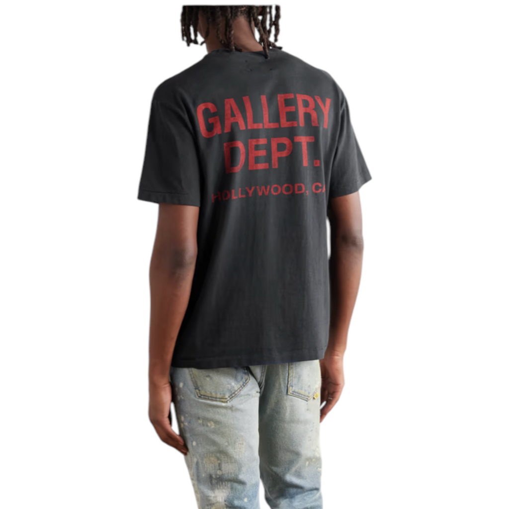 T-Shirt Streetwear “Gallery Dept.” – Logo Rosso